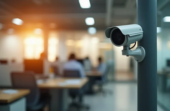 security camera installation in office