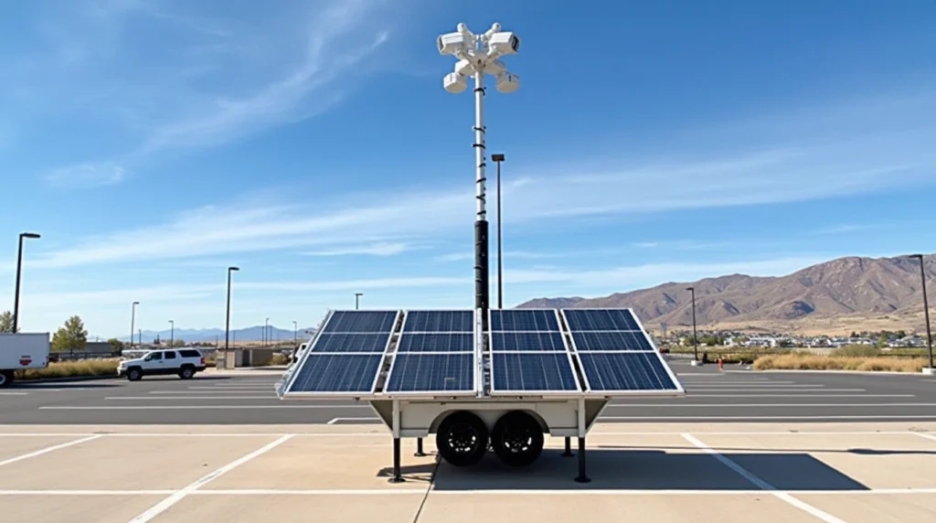 solar surveillance trailer