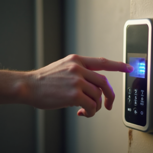 biometric door access control system