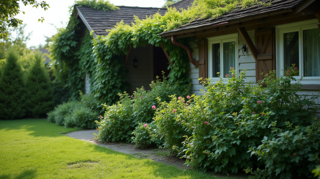 overgrown home greenery 
