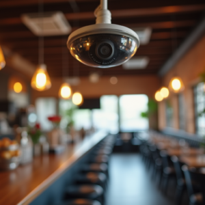 restaurant security system security camera
