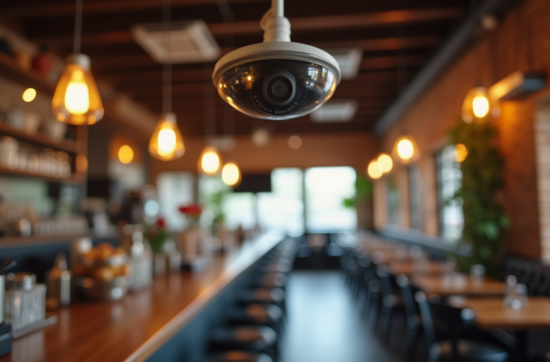 restaurant security system security camera