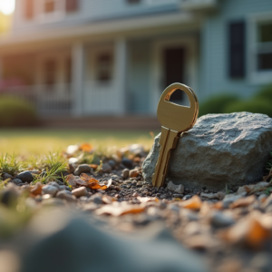 home security mistakes hiding a key under the rock