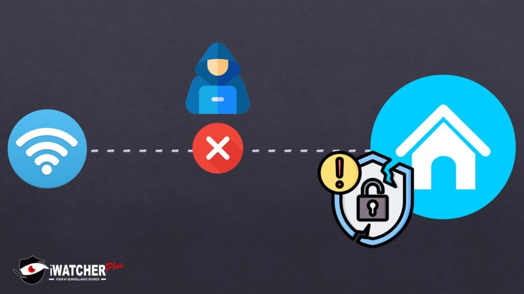 wifi jamming burglar exposing security system of a residence