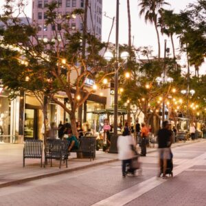 santa monica third street shopping,