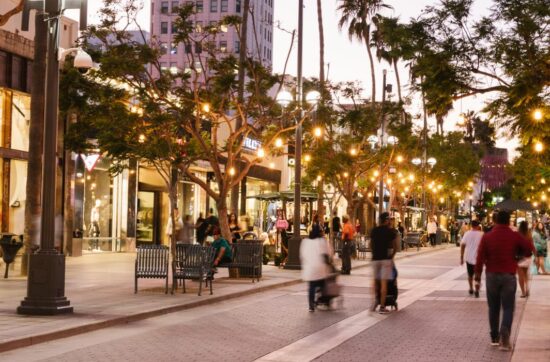 santa monica third street shopping,