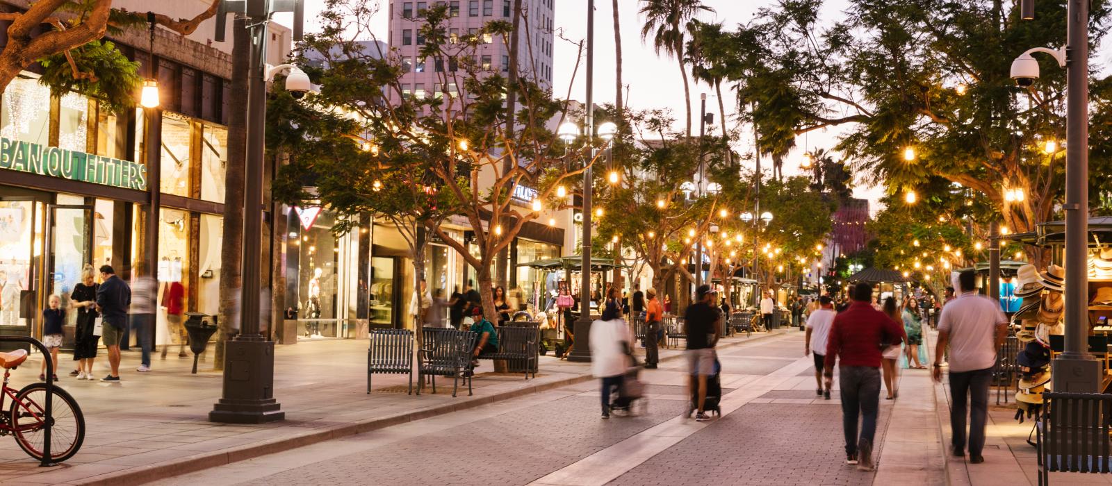 santa monica third street shopping,
