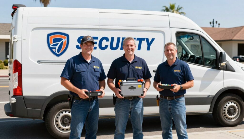 Professional security camera installation team ready to serve Riverside California